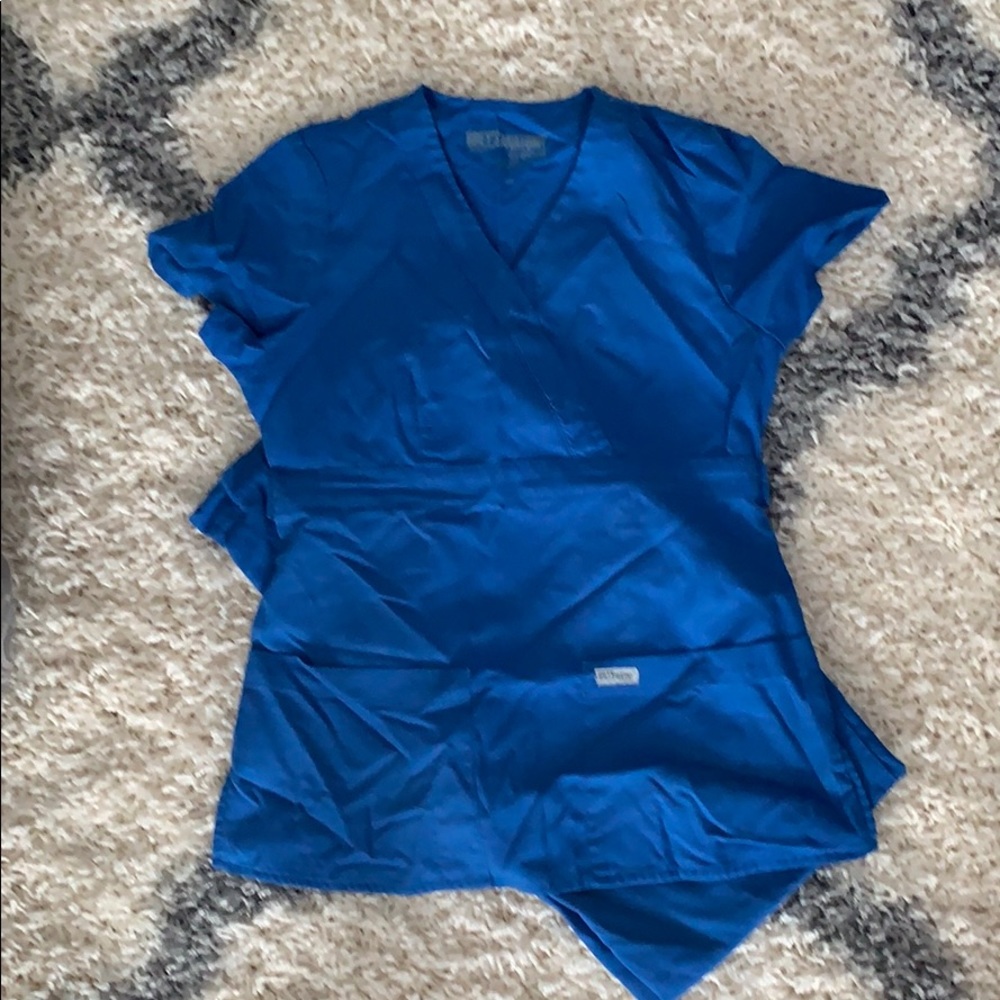 XS Grey’s Anatomy Scrub Set in Royal blue